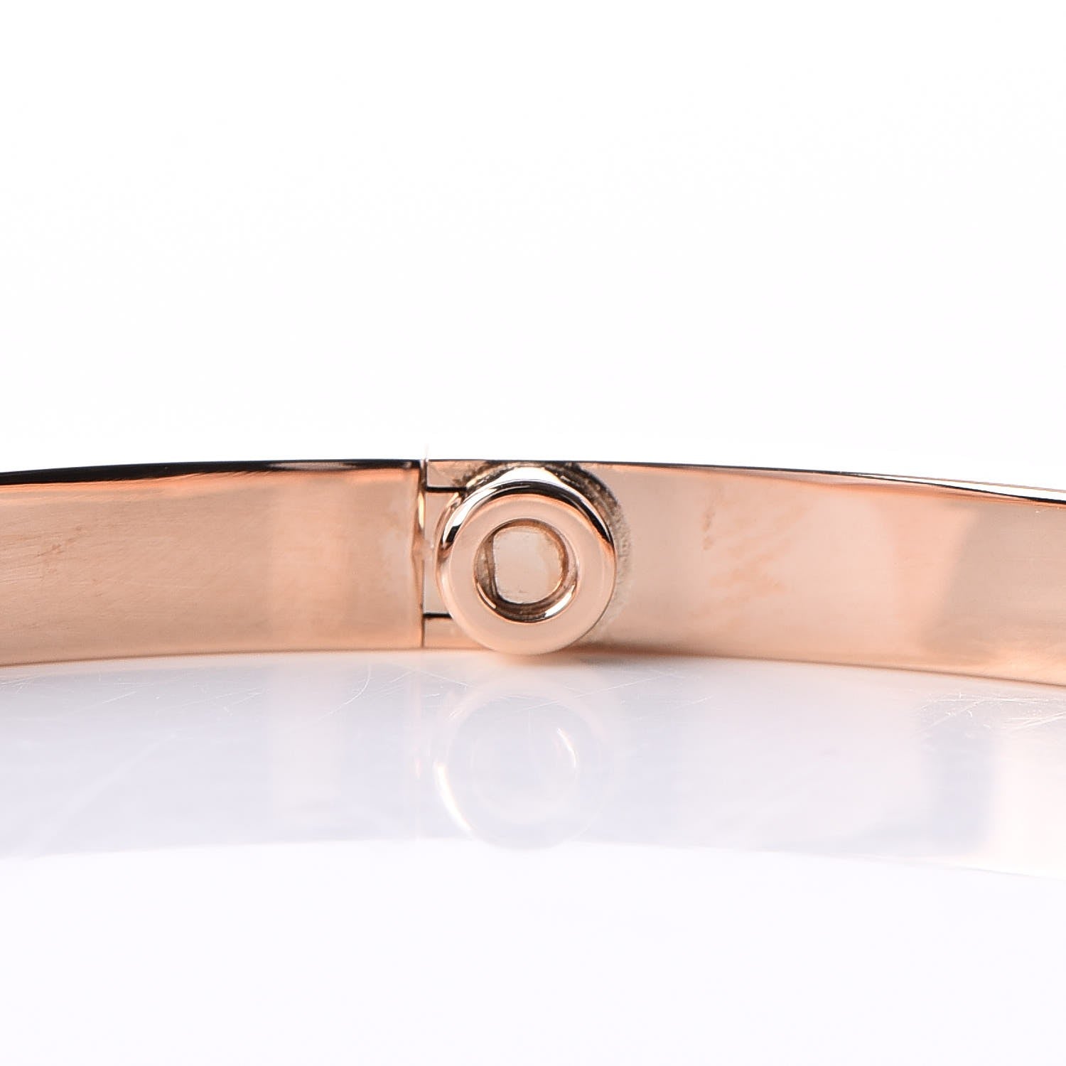 Cartier 18K Pink Gold Small LOVE Bracelet 17 6 of 10