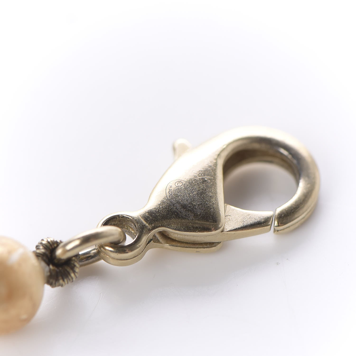 Chanel Crystal Pearl CC Bracelet Gold 5 of 7