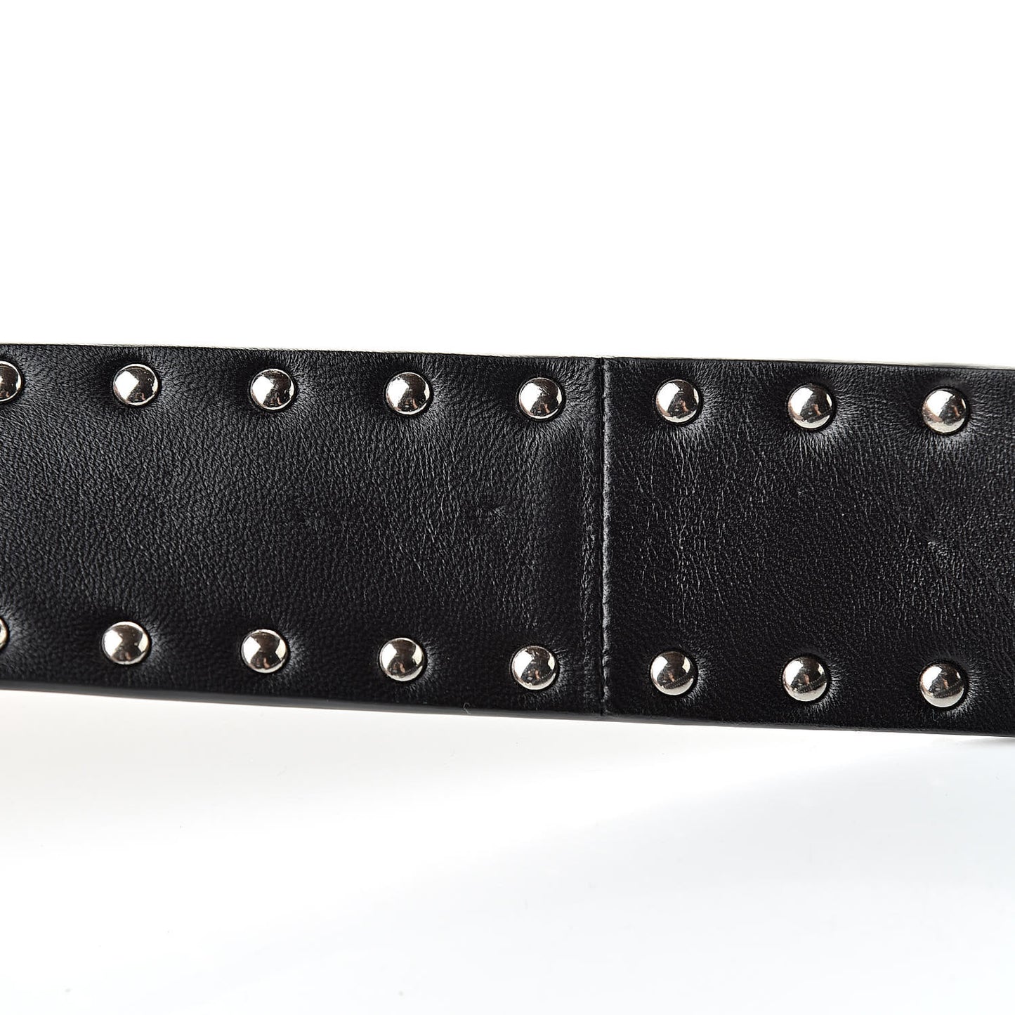 Lambskin Free Rockstud Spike Shoulder Strap Black