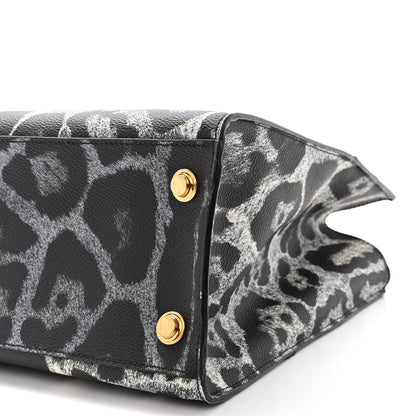 Louis Vuitton Canvas Calfskin Wild Animal Print City Steamer MM Black 9 of 13