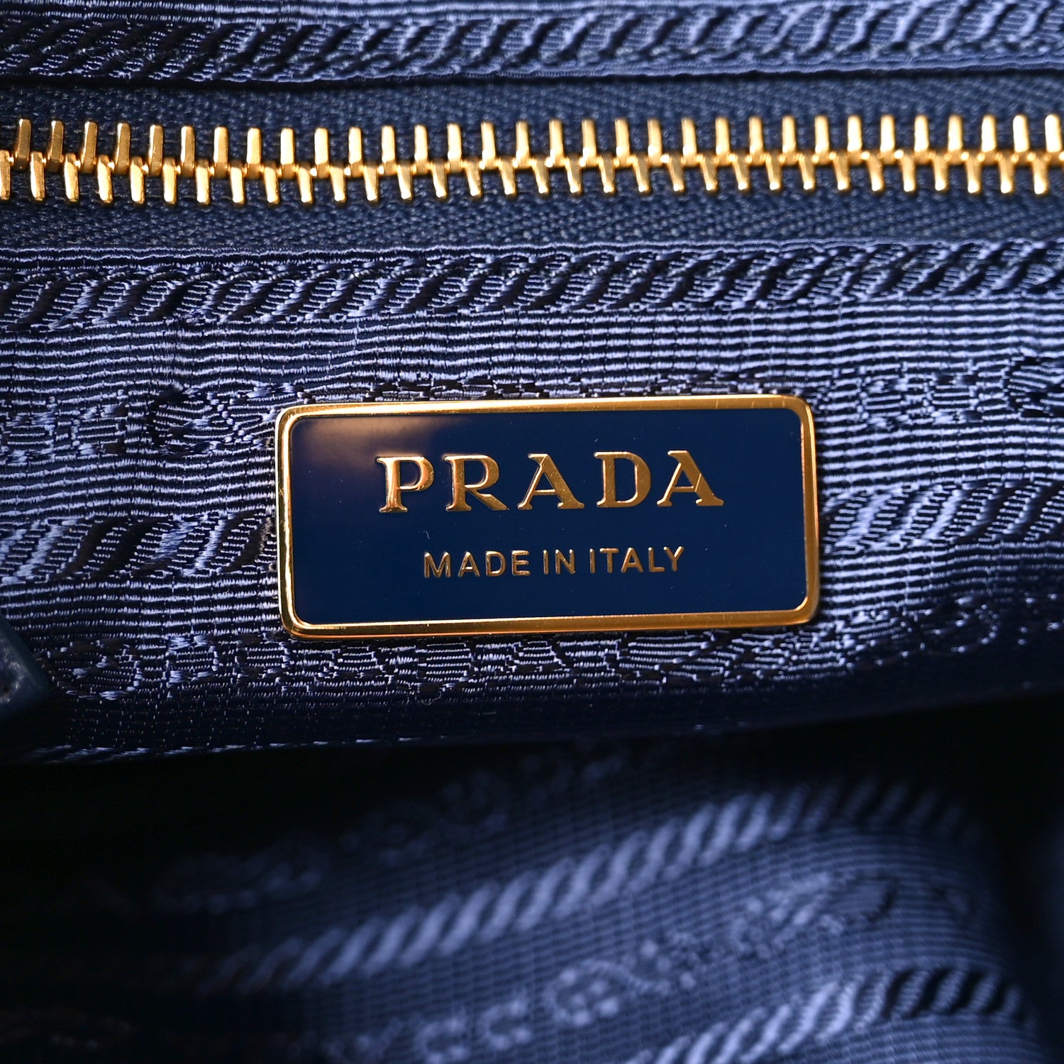 Prada Re-Nylon Triangle Mariner Small Bucket Bag Baltic Blue 6 of 9