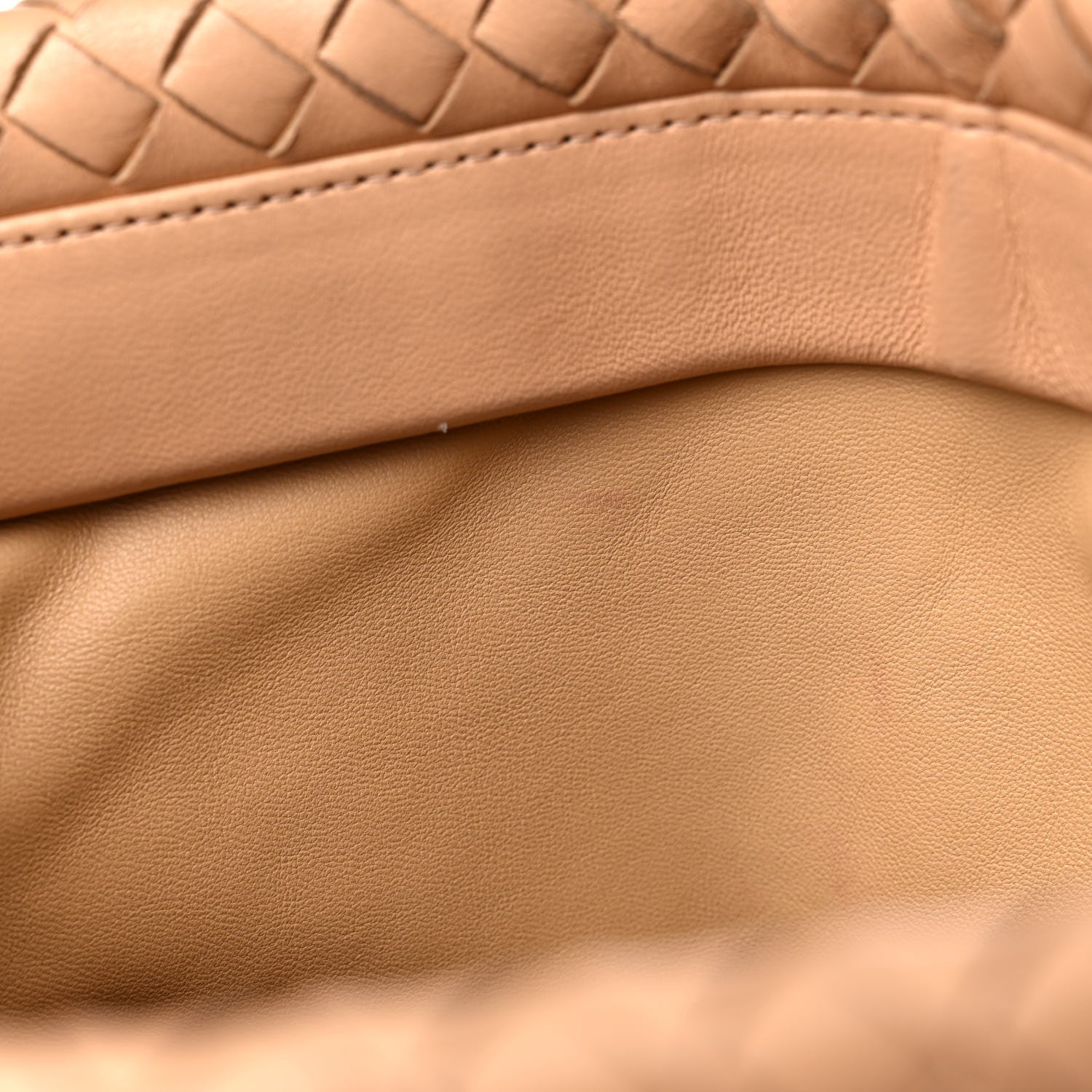 Bottega Veneta Nappa Intrecciato The Fold Crossbody Almond 12 of 24