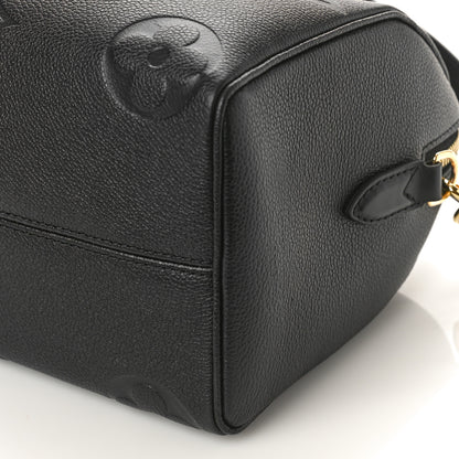 Louis Vuitton Empreinte Monogram Giant Speedy Bandouliere 25 Black 8 of 9