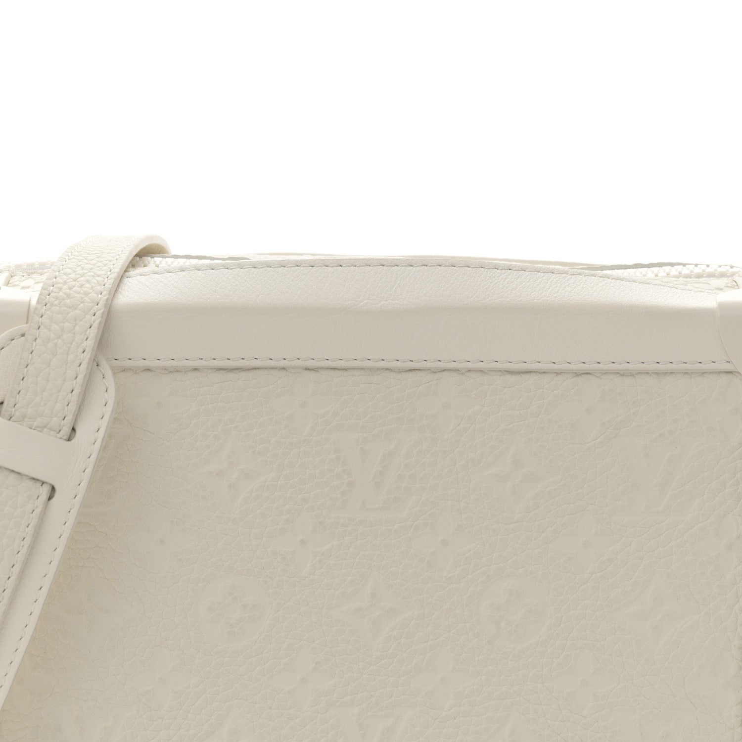 Louis Vuitton Taurillon Monogram Solar Ray Soft Trunk Powder White 9 of 9