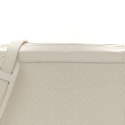 Louis Vuitton Taurillon Monogram Solar Ray Soft Trunk Powder White 9 of 9