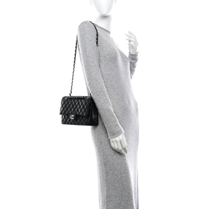 Chanel Caviar Quilted Medium Double Flap Black 2 of 10