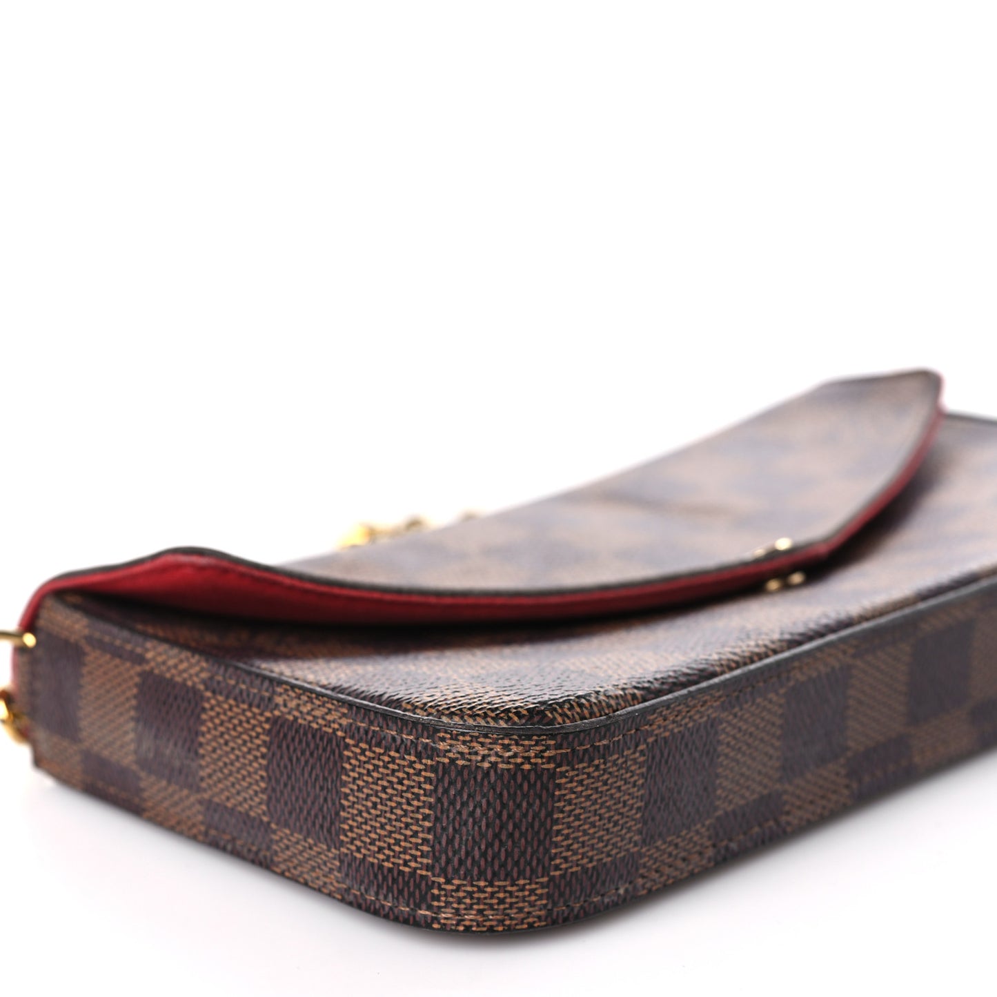 Damier Ebene Pochette Felicie Chain Wallet
