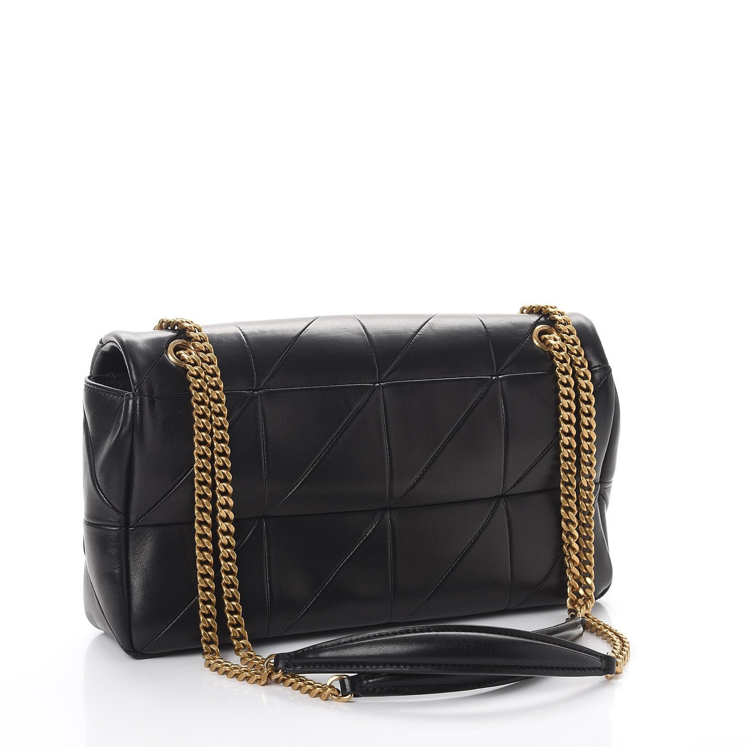 Saint Laurent Lambskin Patchwork Monogram Medium Jamie Black 3 of 8