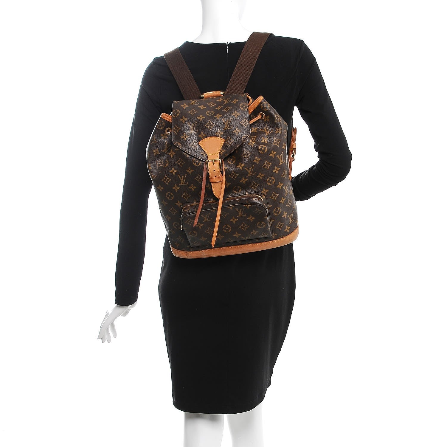 Louis Vuitton Monogram Montsouris GM Backpack 2 of 9