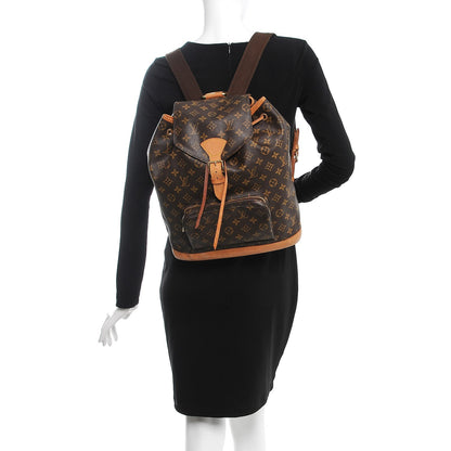 Louis Vuitton Monogram Montsouris GM Backpack 2 of 9