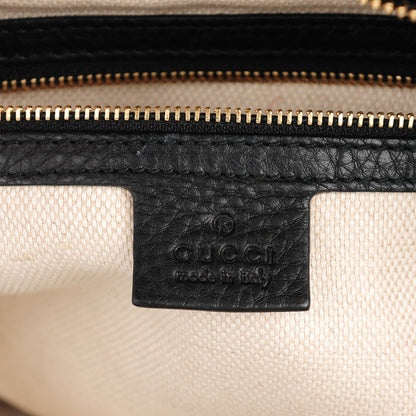 Gucci Pebbled Calfskin Small Soho Top Handle Bag Black 6 of 7