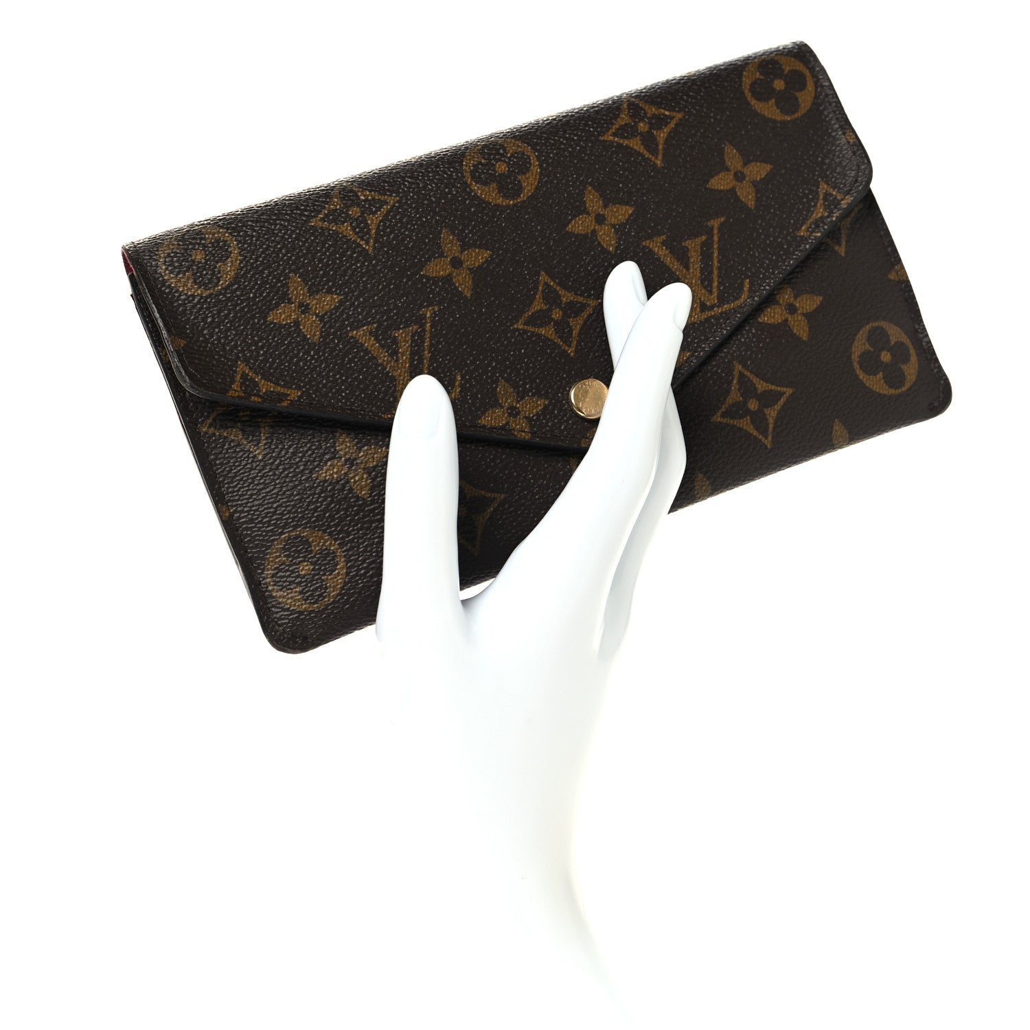 Louis Vuitton Monogram Jeanne Wallet Fuchsia 2 of 9