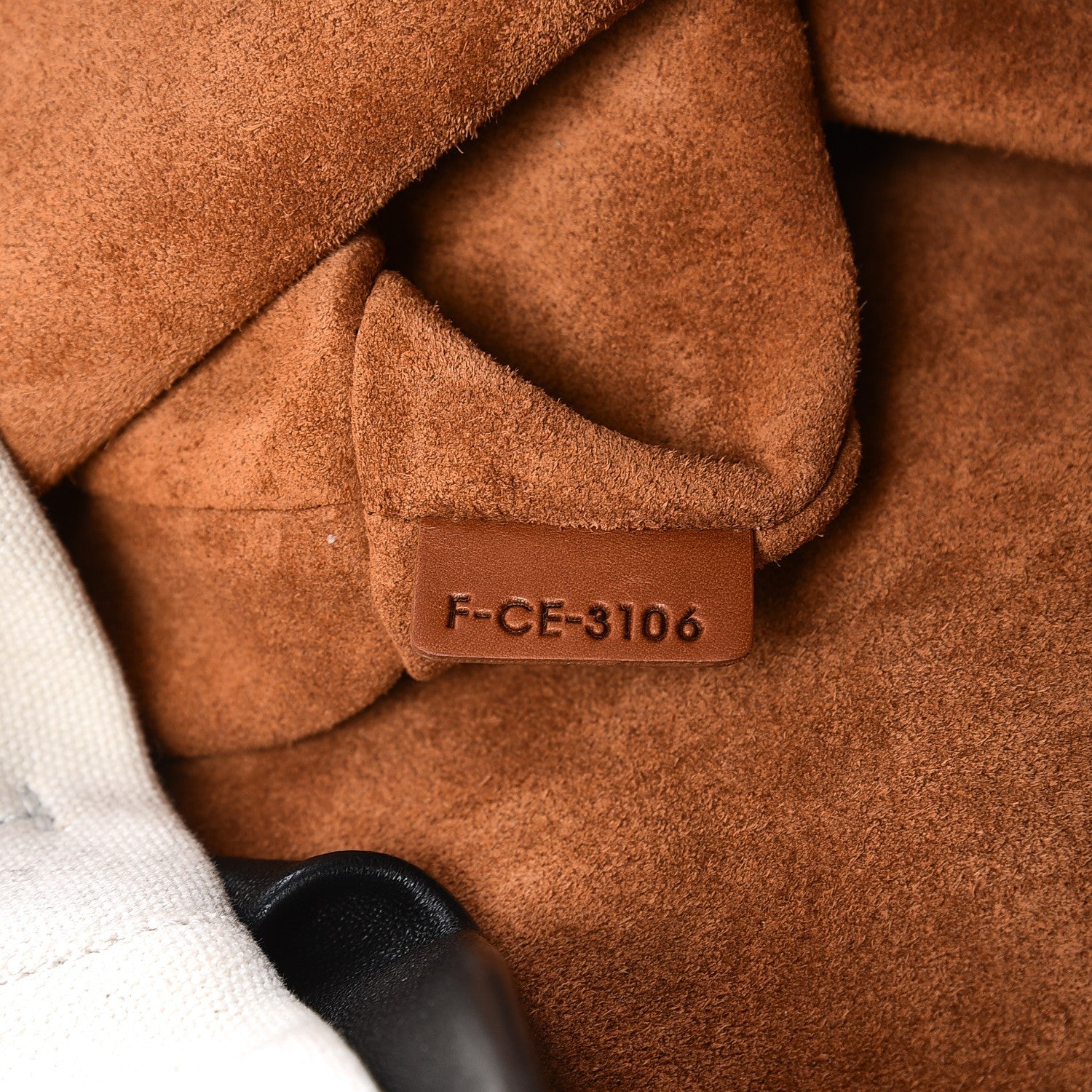Celine Lambskin Calfskin Band Twisted Cabas Tan 9 of 14
