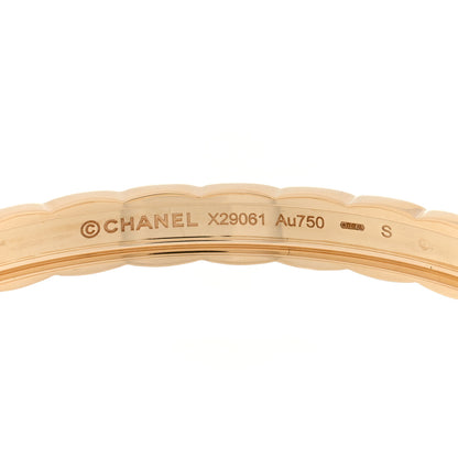 Chanel 18K Yellow Gold Coco Crush Bangle Bracelet S 3 of 3