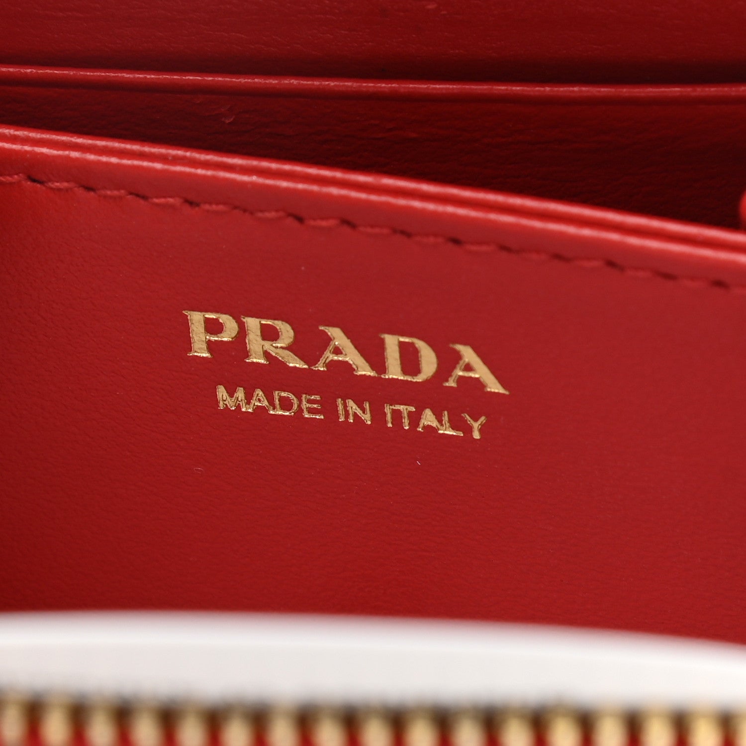 Prada Vitello Move Metal Coin Purse Lacca 6 of 8