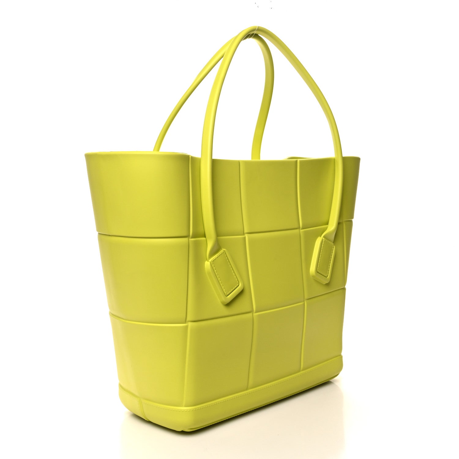 Bottega Veneta Rubber Maxi Intrecciato Medium Arco Kiwi Green 3 of 9