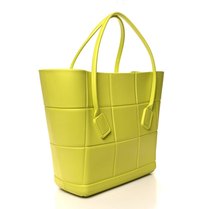 Bottega Veneta Rubber Maxi Intrecciato Medium Arco Kiwi Green 3 of 9