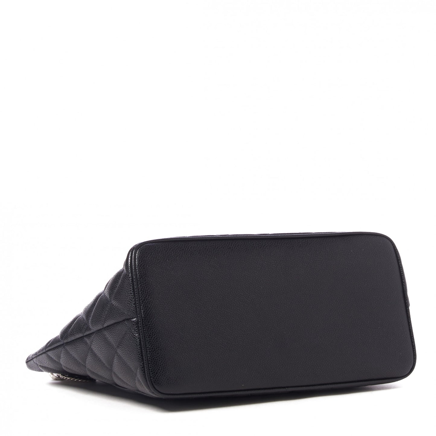 Caviar Quilted Medallion Tote Black