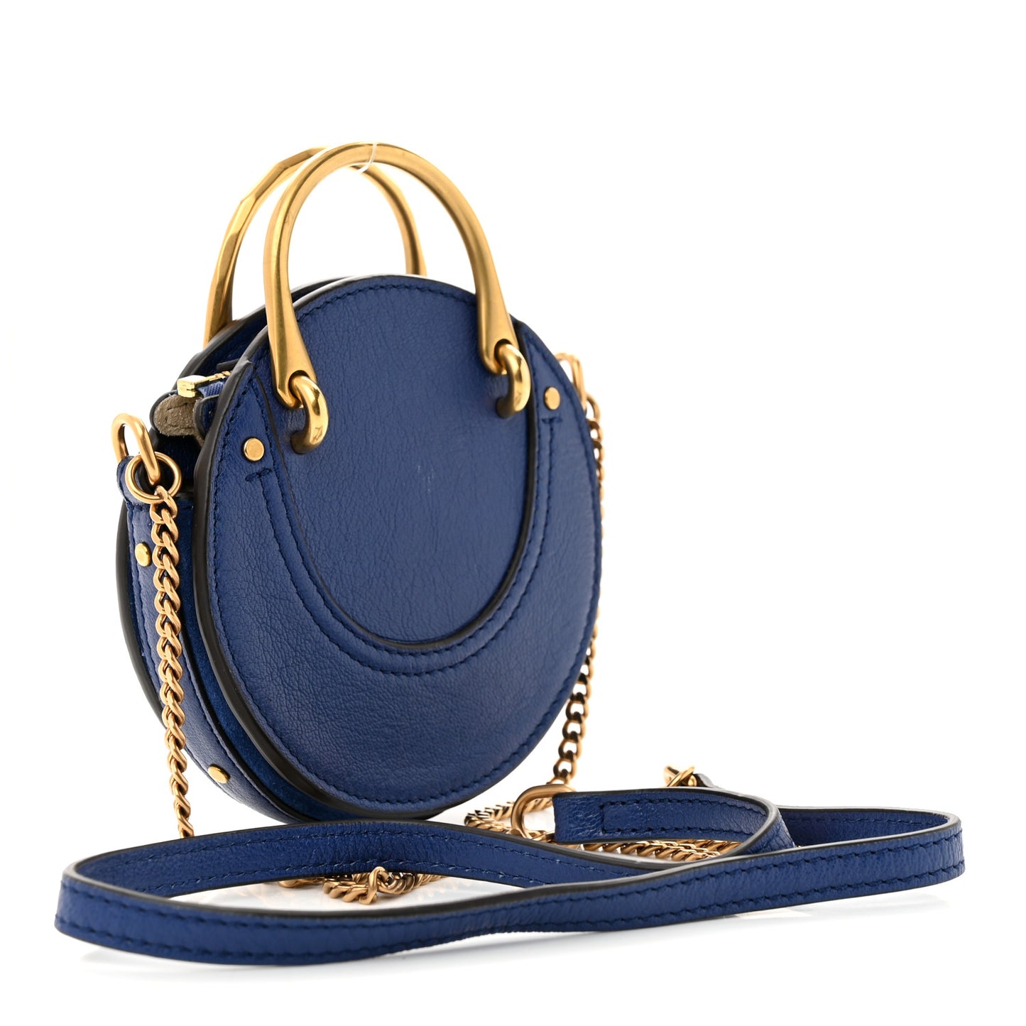 Calfskin Suede Mini Pixie Bag Majesty Blue