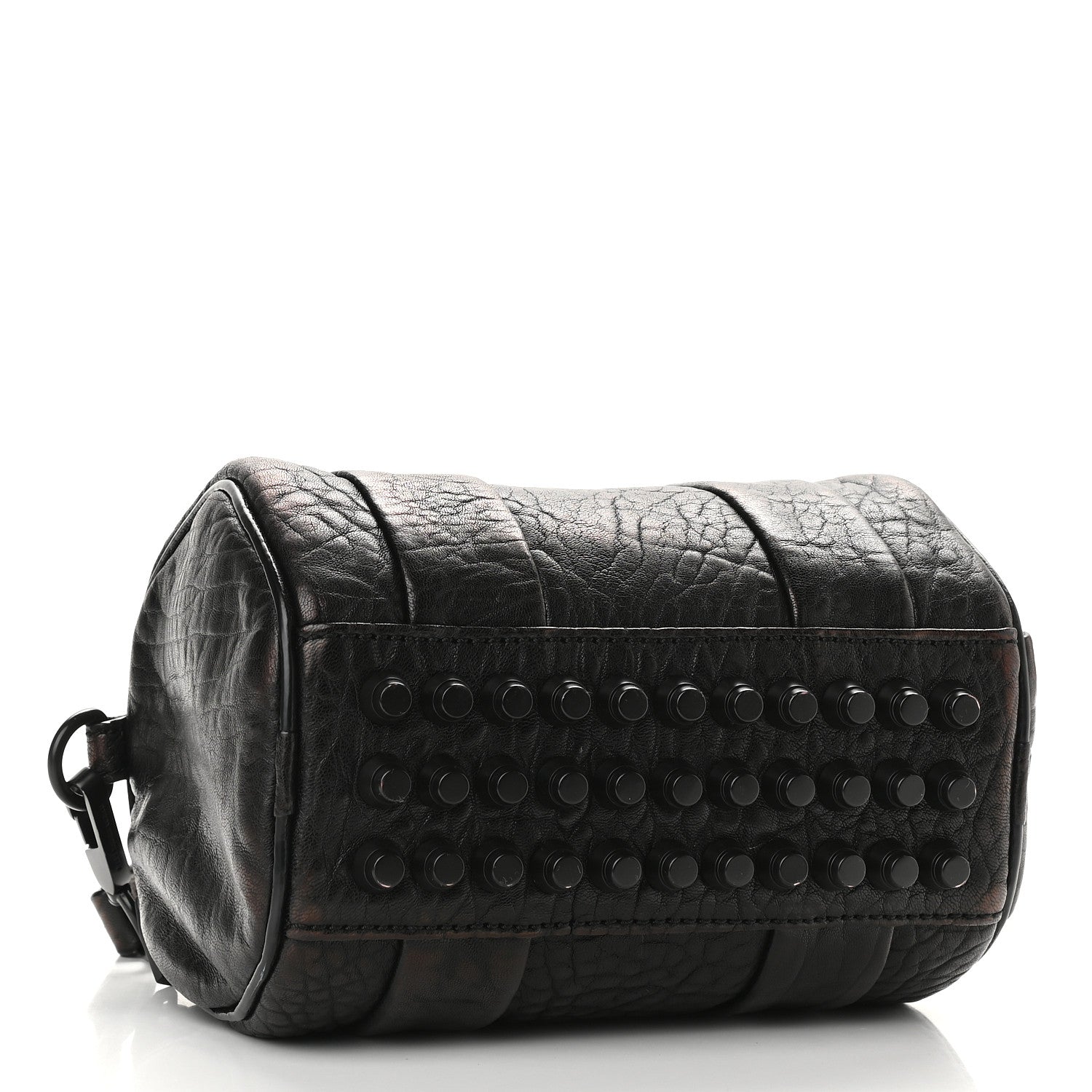 Alexander Wang Pebbled Lambskin Mini Rockie Black Matte Bronze Black Hardware 4 of 8