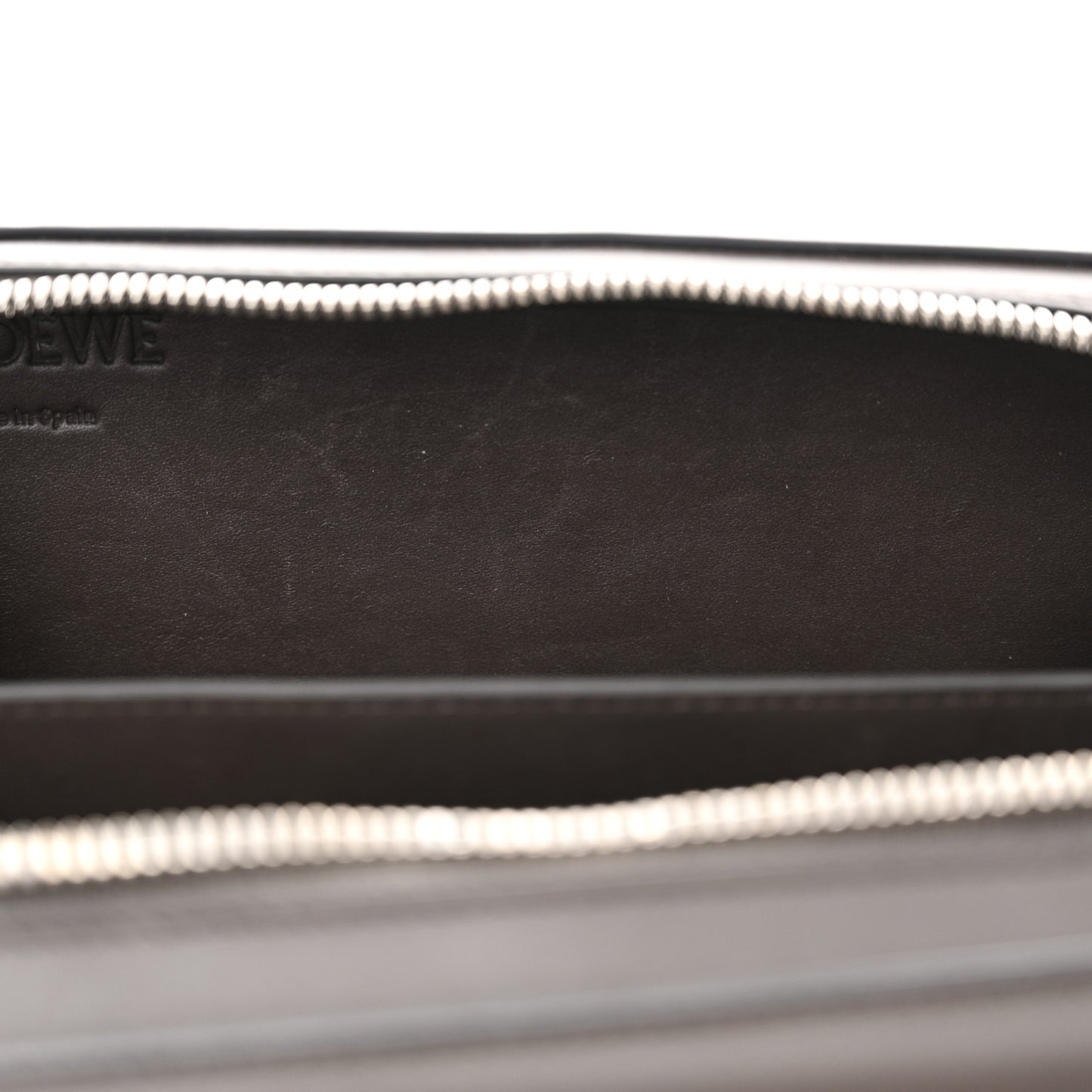 Calfskin Molded Sling Crossbody Bag Dark Grey