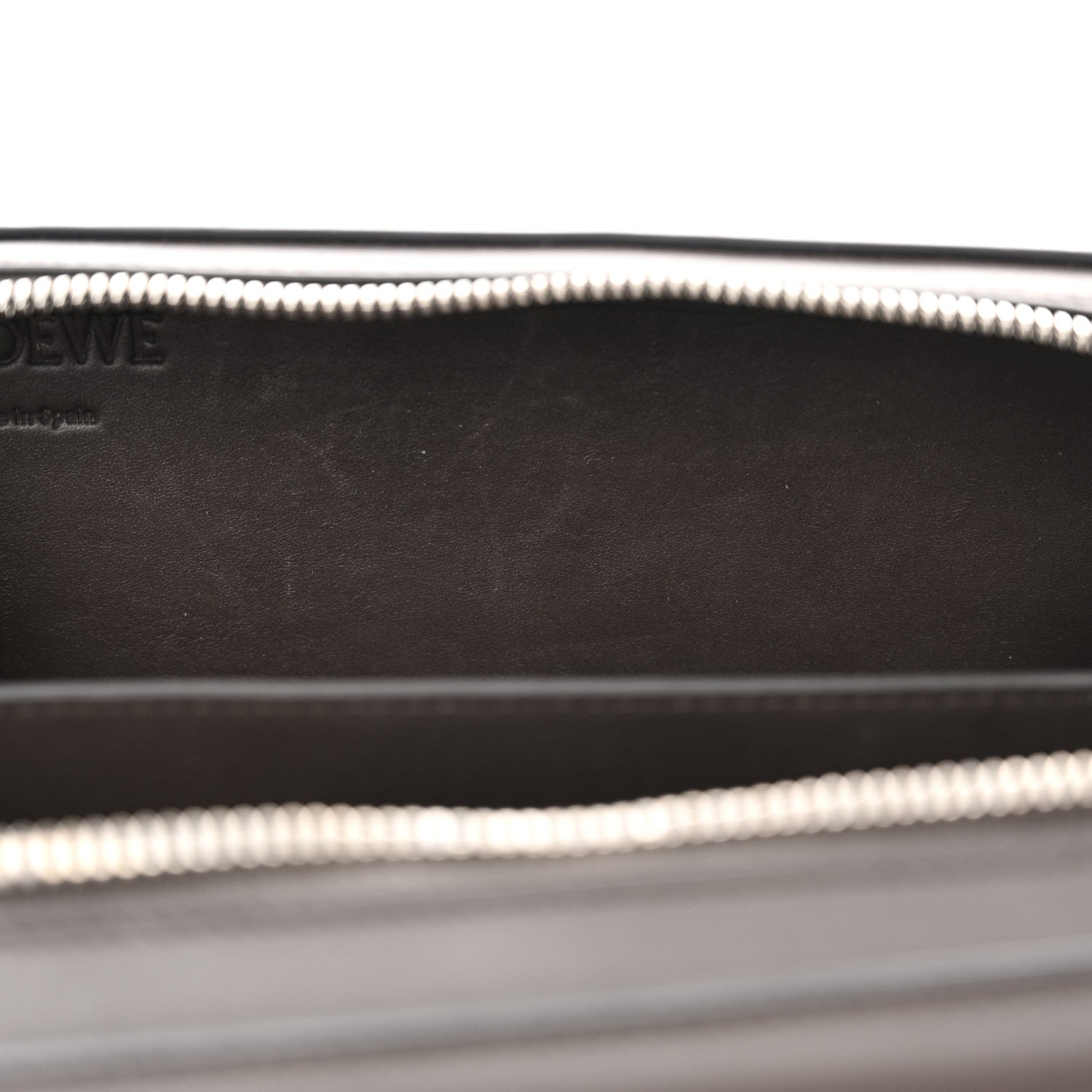 Loewe Calfskin Molded Sling Crossbody Bag Dark Grey 12 of 13