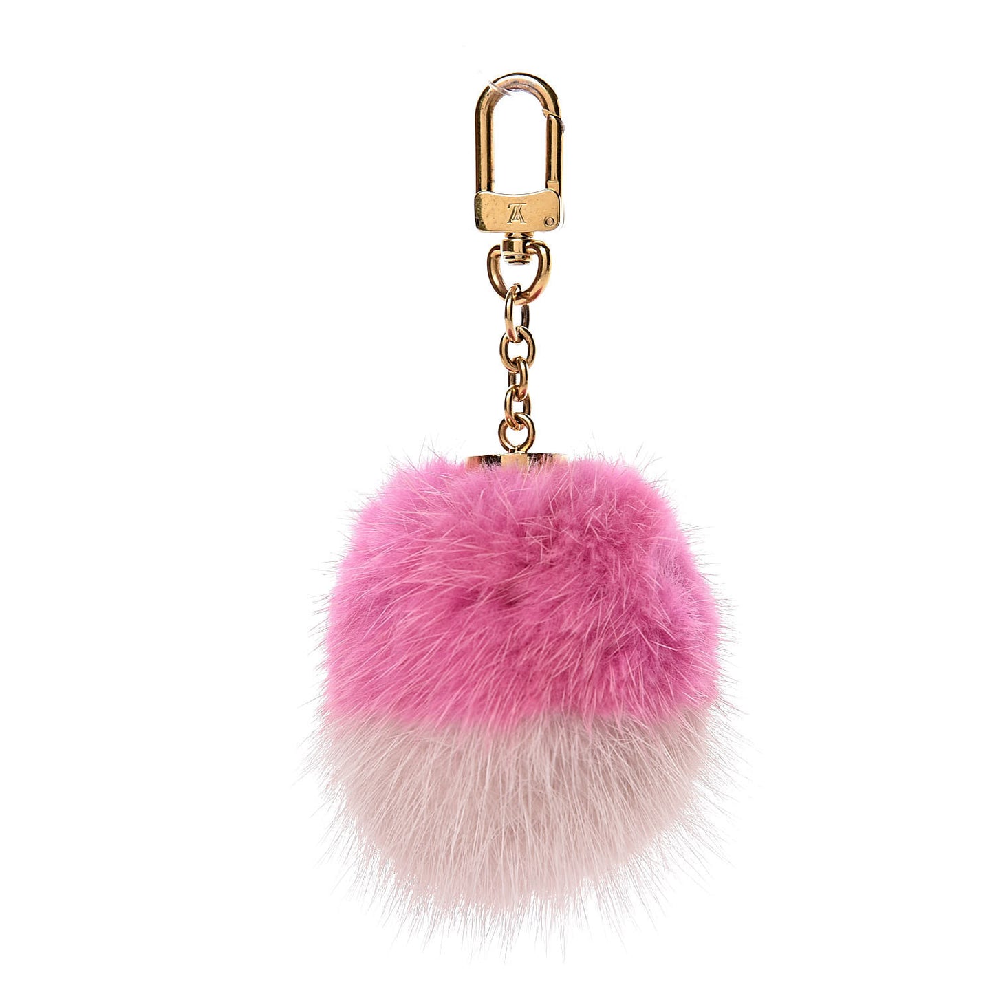 Mink Fluo Bubble Bag Charm Key Holder Pink