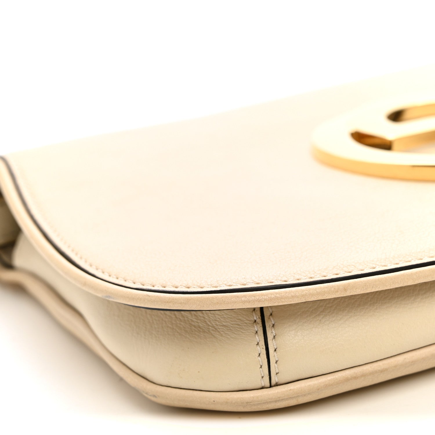 Gucci Roxy Calfskin Blondie Chain Shoulder Flap Bag Mystic White 9 of 11