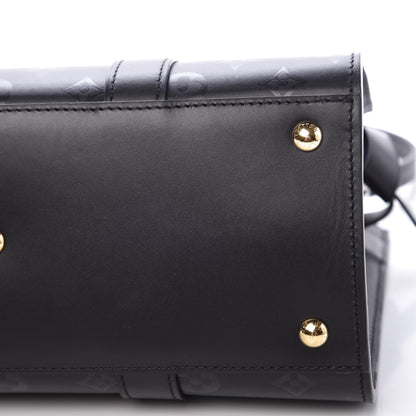 Louis Vuitton Monogram Cuir Plume Very Tote MM Black 9 of 10