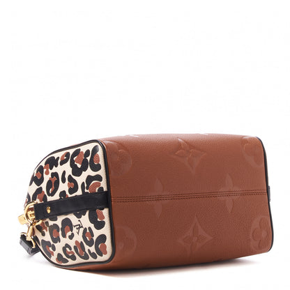 Louis Vuitton Empreinte Monogram Giant Wild At Heart Speedy Bandouliere 25 Caramel 4 of 9