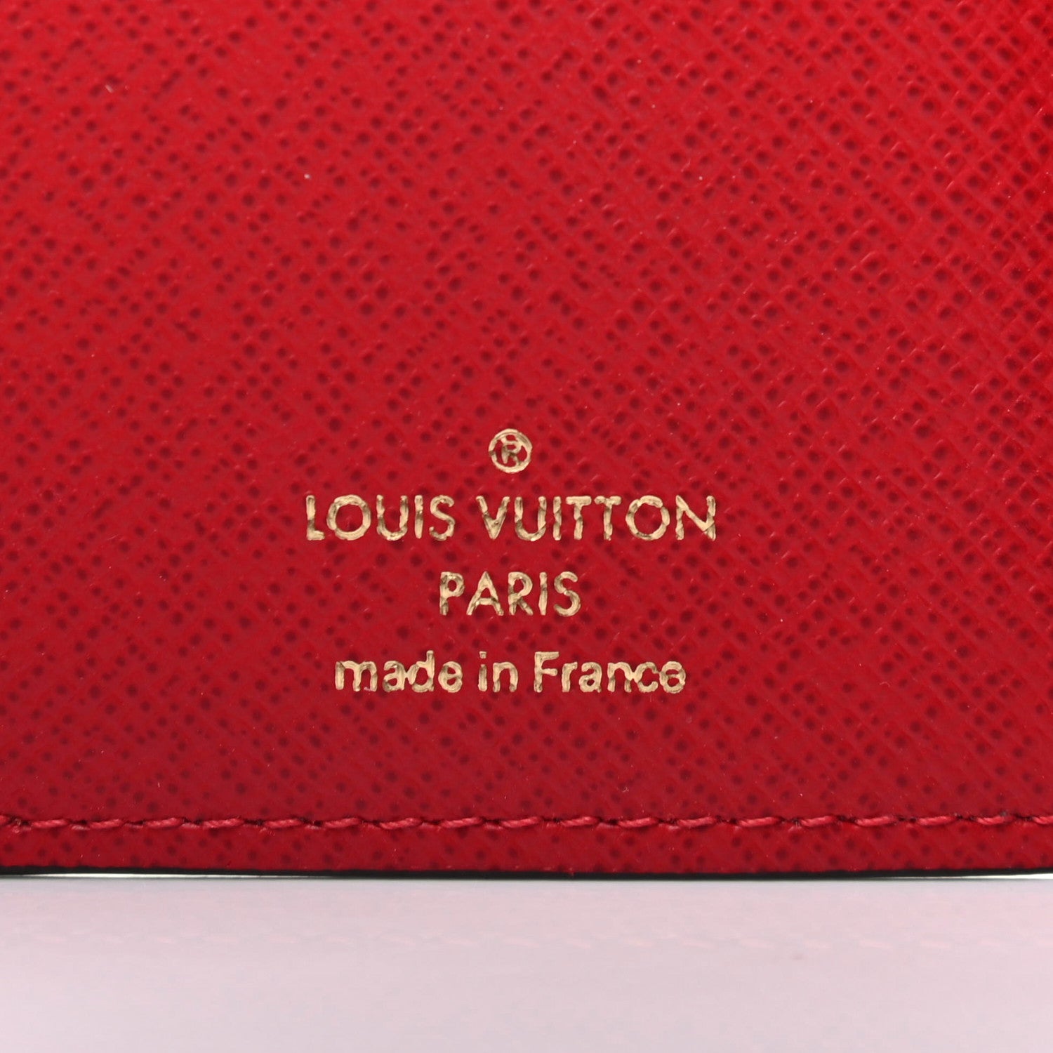 Louis Vuitton Damier Ebene Victorine Wallet Cherry 6 of 7