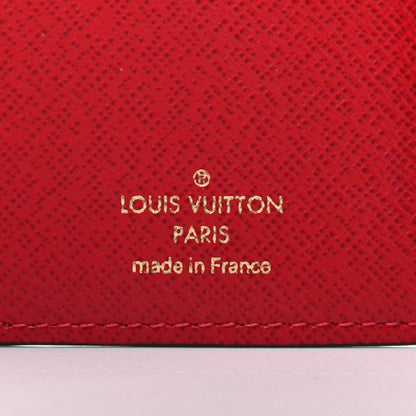 Louis Vuitton Damier Ebene Victorine Wallet Cherry 6 of 7