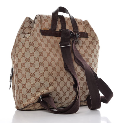Gucci Monogram Backpack Dark Brown 3 of 9