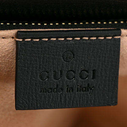Gucci Azalea Calfskin Horsebit 1955 Shoulder Bag Black 6 of 9