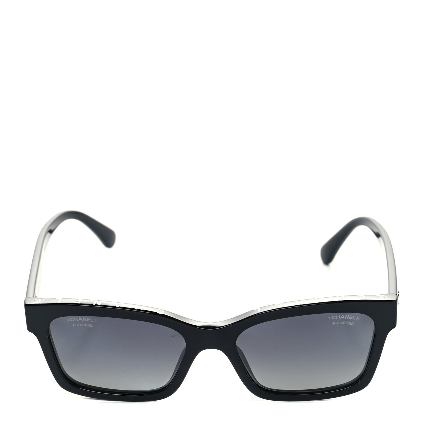 Acetate Polarized Square Sunglasses 5417 Black