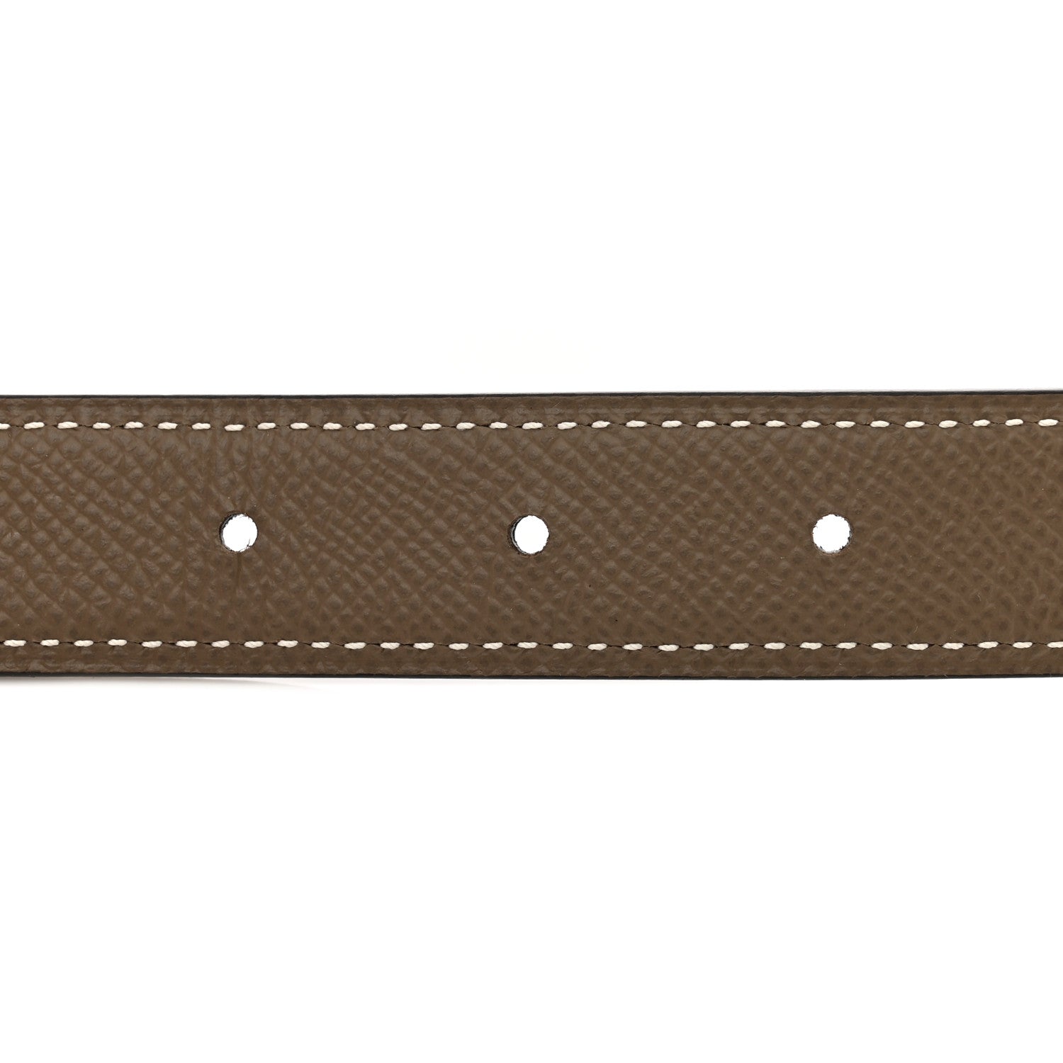 Hermes Swift Epsom 24mm Gamma Belt 85 Black Etoupe 3 of 6