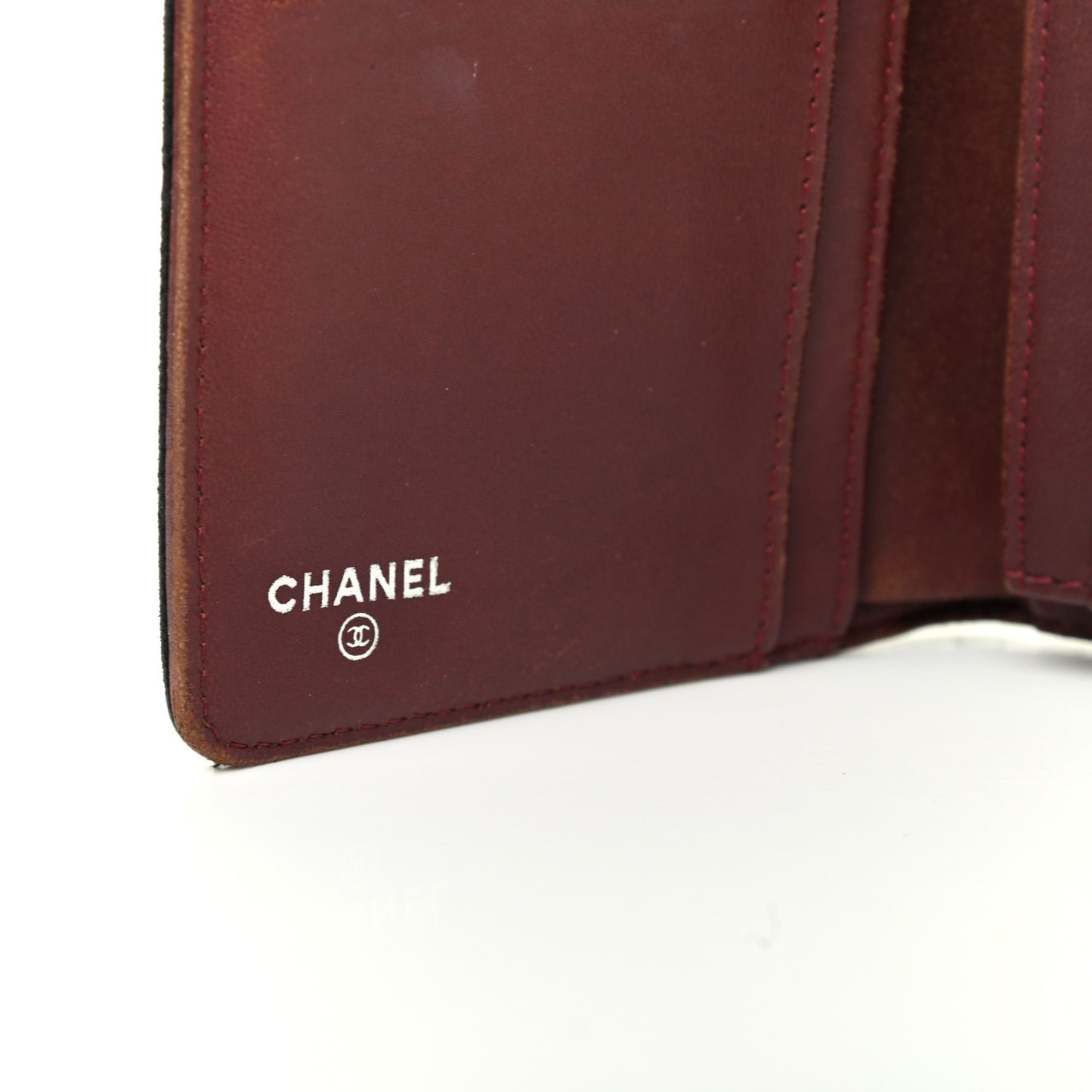 Lambskin Quilted Yen Wallet Black