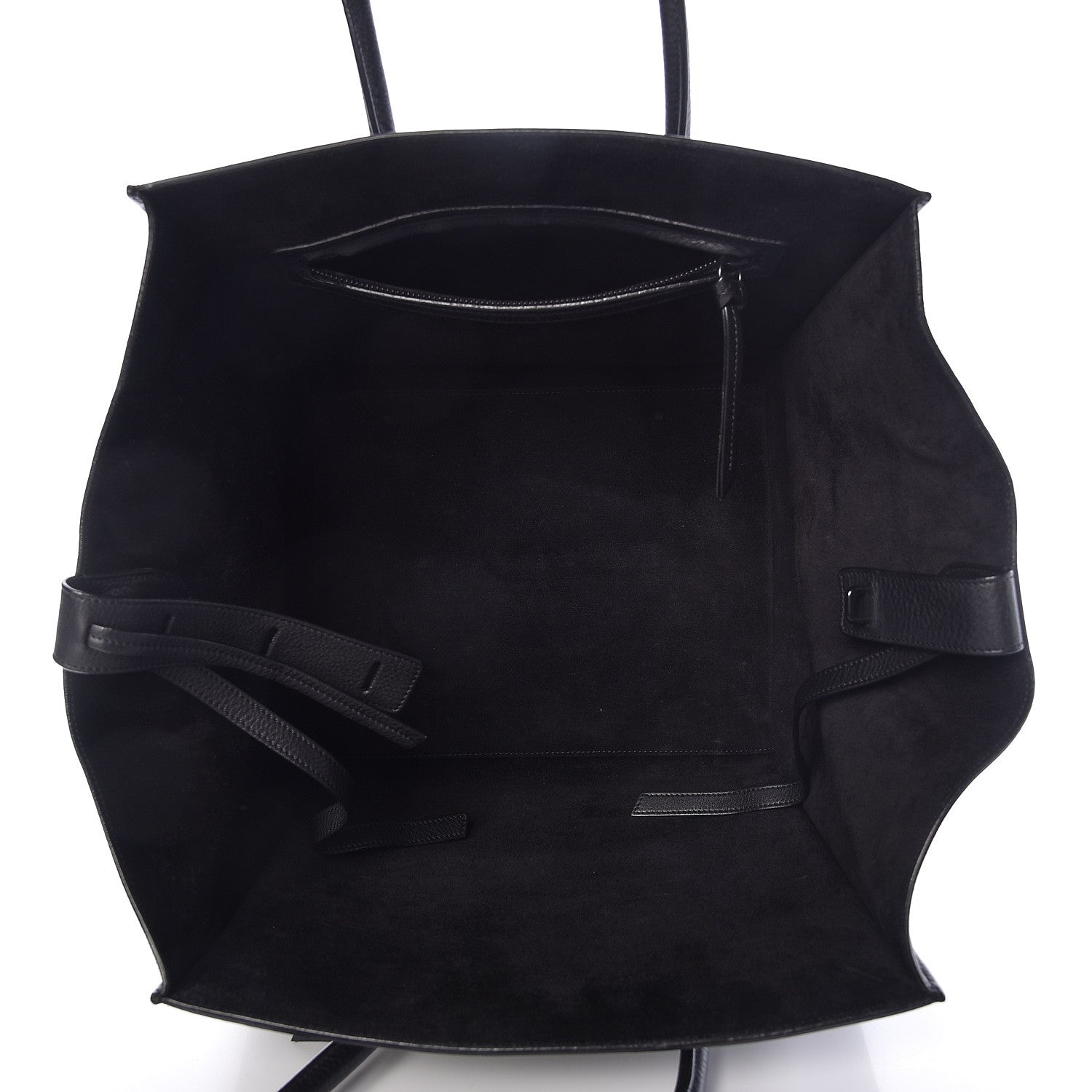 Celine Supple Calfskin Medium Phantom Luggage Black 5 of 12