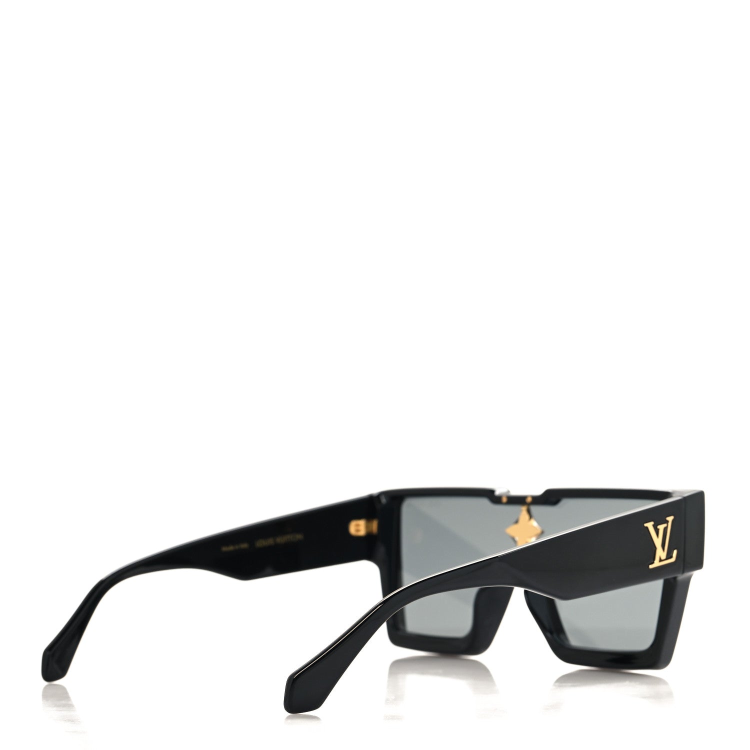 Louis Vuitton Acetate Swarovski Crystal Cyclone Sunglasses Z1578W Black 4 of 7
