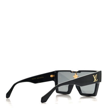 Louis Vuitton Acetate Swarovski Crystal Cyclone Sunglasses Z1578W Black 4 of 7