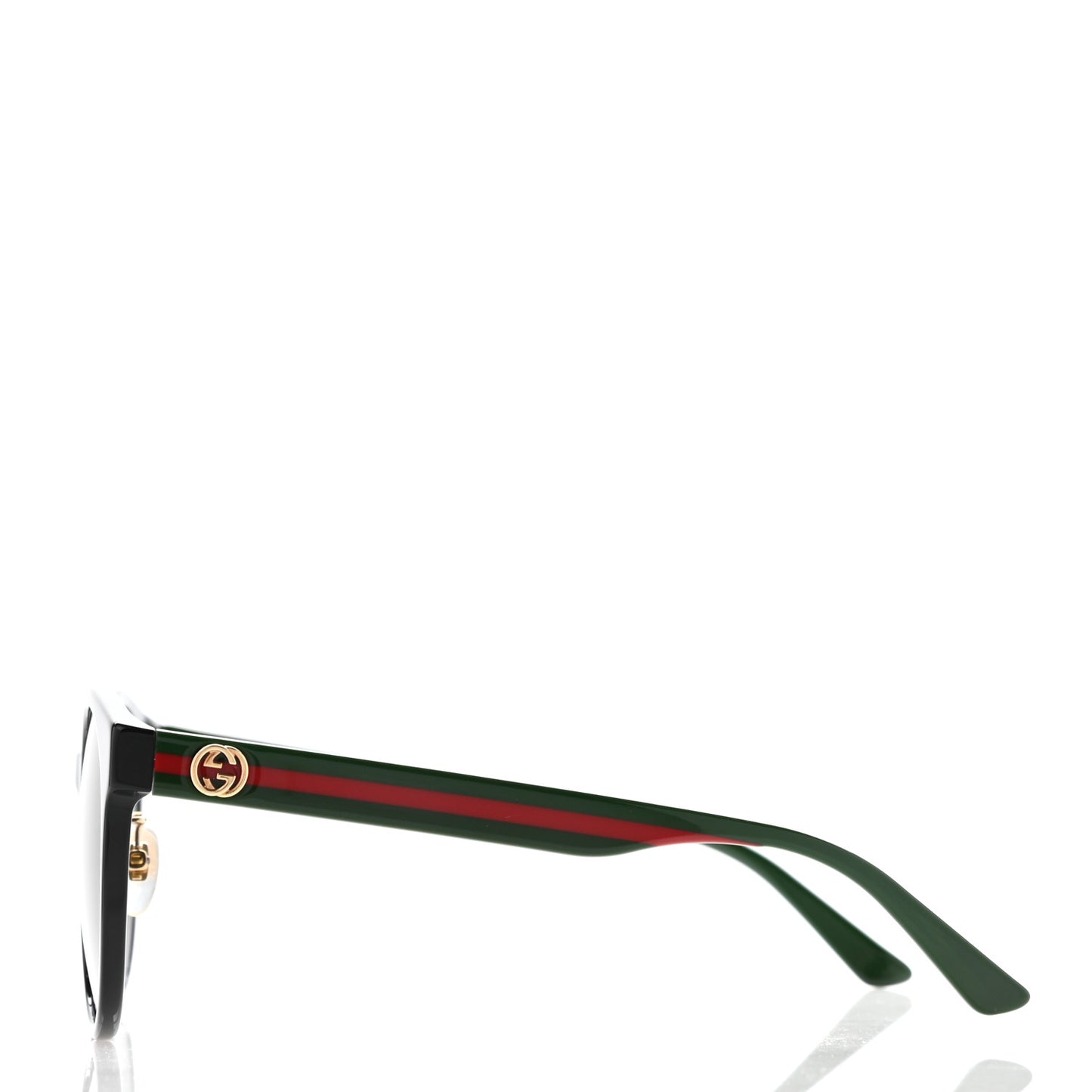 Acetate GG Web Round Eye Sunglasses GG0854SK Black
