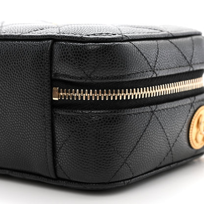Chanel Caviar Quilted Twist Your Buttons Clutch With Chain Black 10 of 10