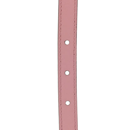Gucci Textured Dollar Calfskin Enamel GG 15mm Belt 95 38 Carmine Rose 4 of 5