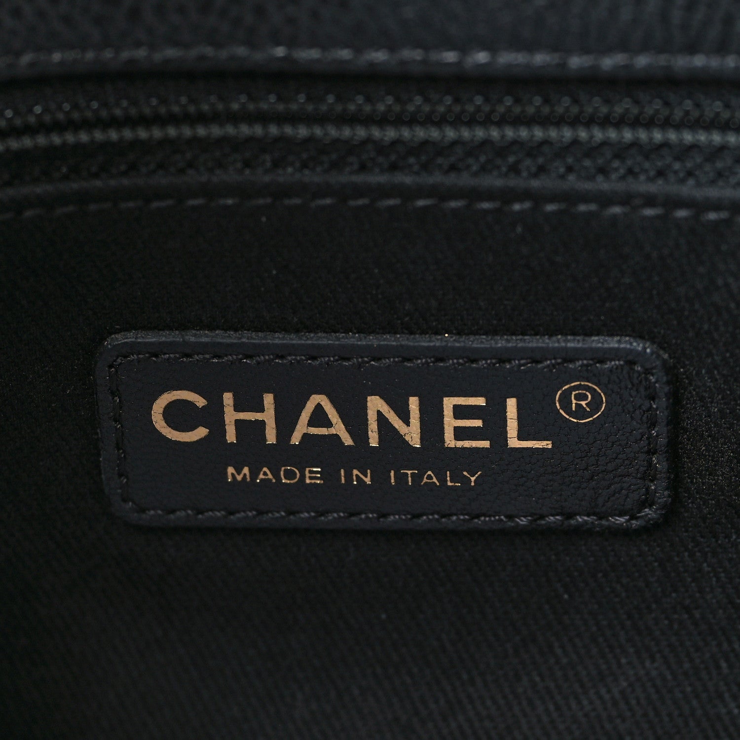 Chanel Caviar Quilted CC Timeless Soft Tote Black 6 of 10
