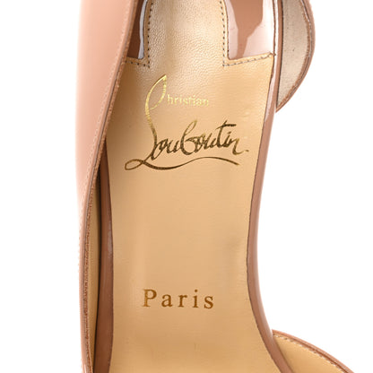Christian Louboutin Patent Iriza 100 Pumps 38 Nude 6 of 8