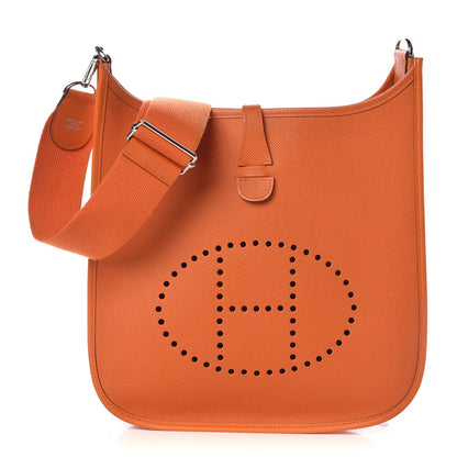 Hermes Epsom Evelyne III PM Orange 1 of 11