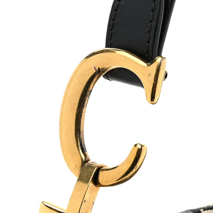Christian Dior Oblique Saddle Bag Blue 12 of 13