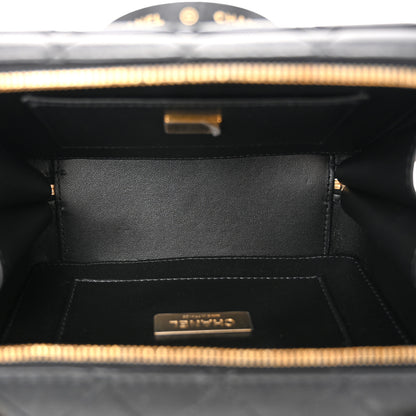 Chanel Lambskin Quilted Coco Click Bag Black 5 of 11