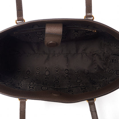Gucci X BALENCIAGA BB Supreme Monogram Web Medium Ophidia Shopping Tote Beige New Acero 6 of 10