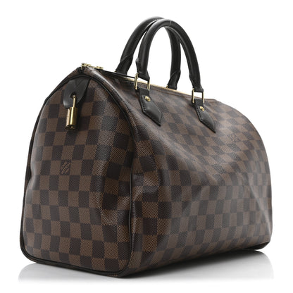 Louis Vuitton Damier Ebene Speedy 30 3 of 9